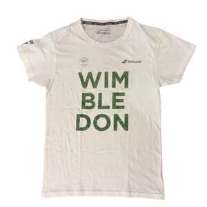 BABOLAT Wimbledon Tennis Championship Tee T-Shirt size S